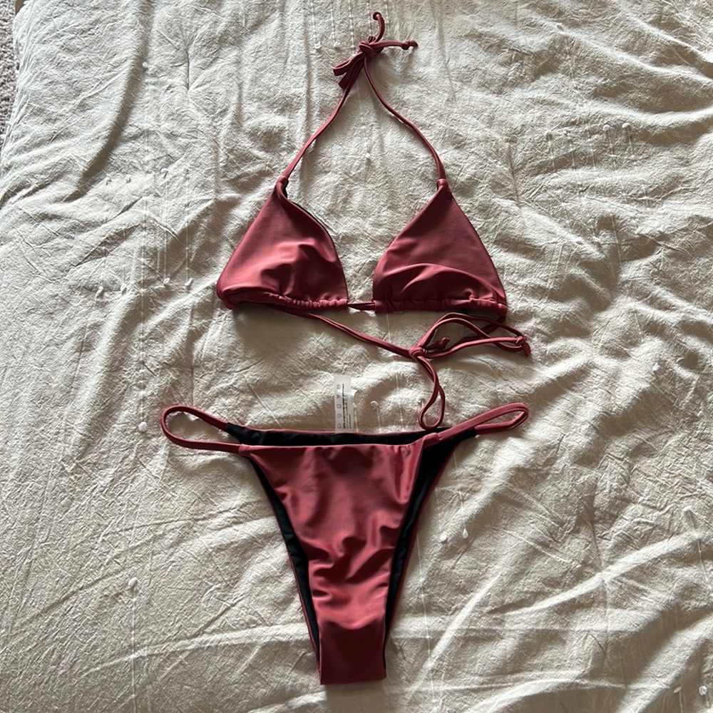 Zaful Halter String Bikini